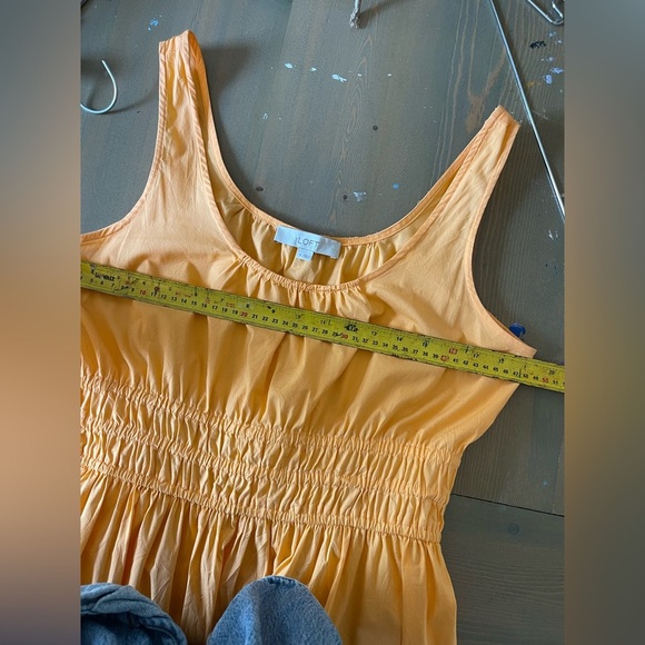 LOFT Bright Orange High Low Dress - Picture 4 of 8